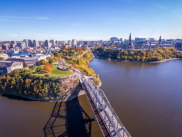 Skyline of the Canadian capital, Ottawa